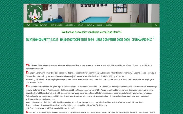 Screenshot of bvmauritsgeleen.nl