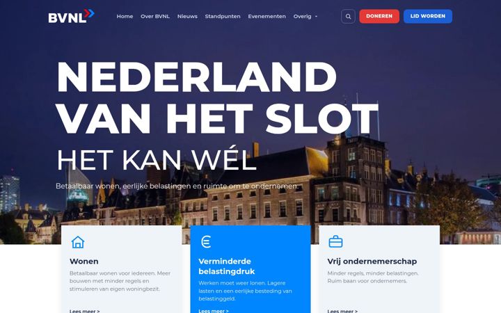 Screenshot of bvnl.nl