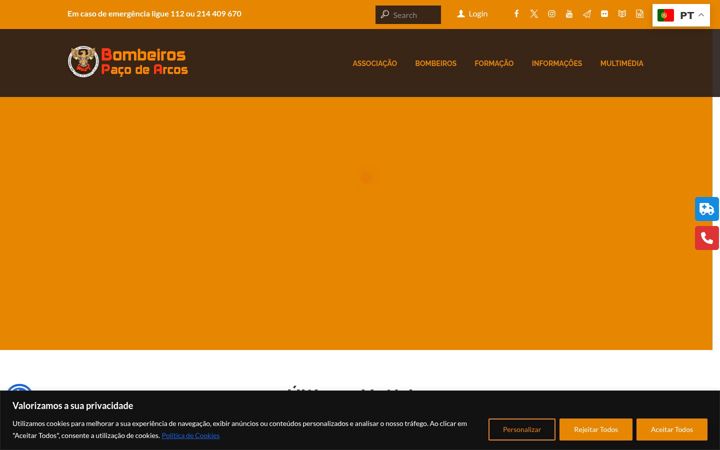 Screenshot of bvpacodearcos.pt