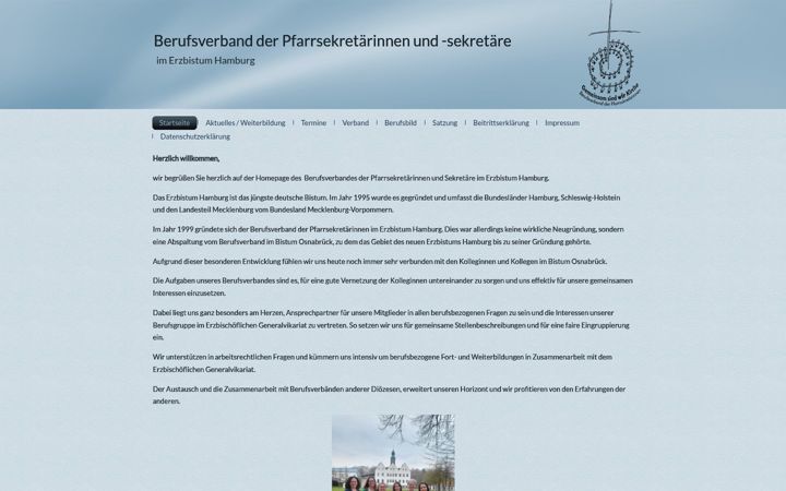 Screenshot of bvps-hamburg.de