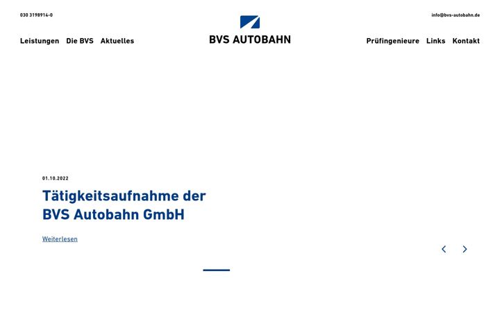 Screenshot of bvs-autobahn.de