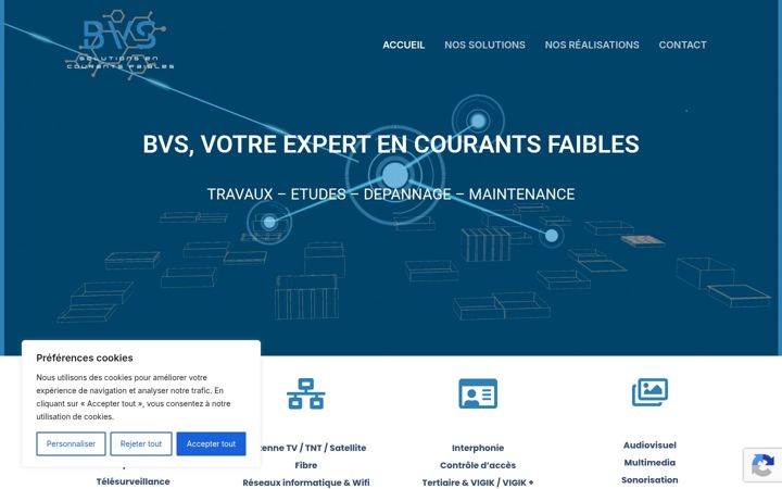 Screenshot of bvs-idf.fr