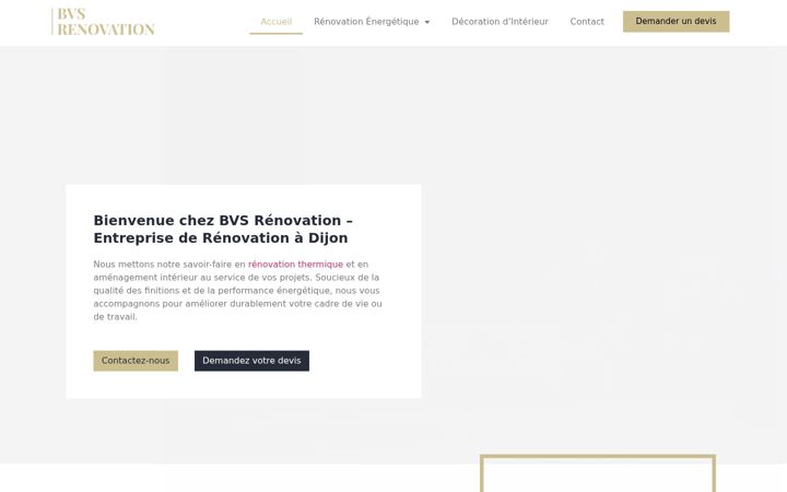 Zrzut ekranu bvs-renovation.fr