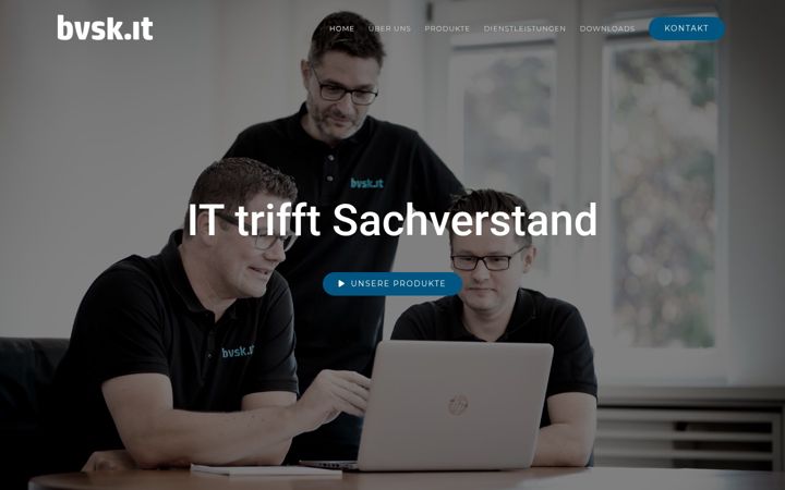 Screenshot of bvsk.it