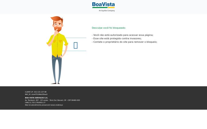 Screenshot of bvsnet.com.br