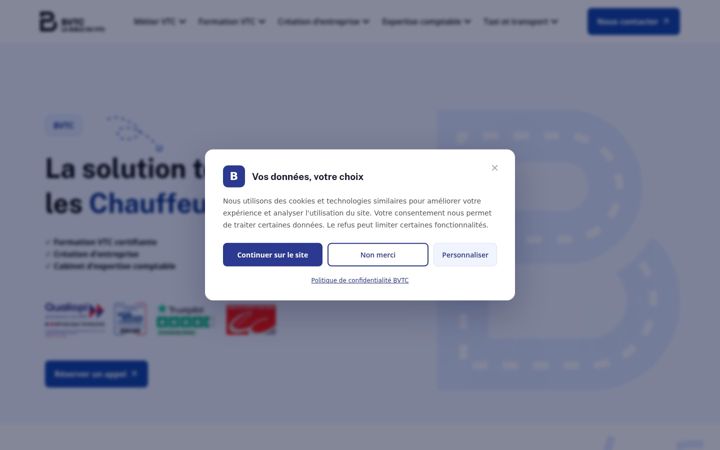 Screenshot of bvtc.fr
