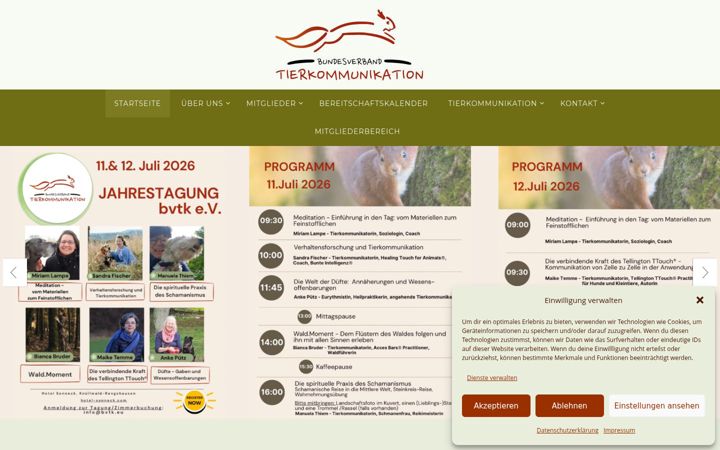 Screenshot of bvtk.eu