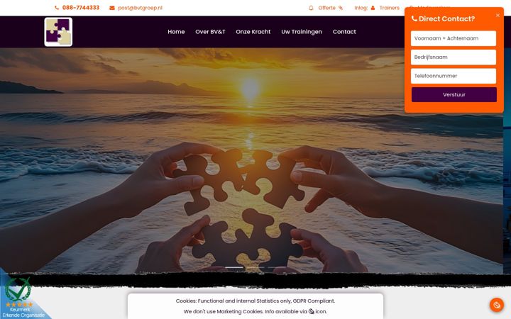 Screenshot of bvtopleiding.nl