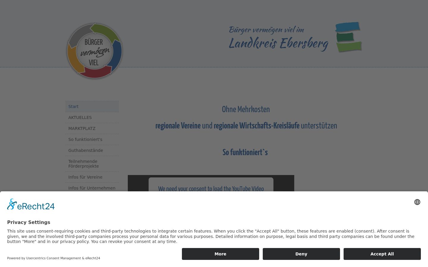 Zrzut ekranu banera zgody wyświetlanego przed jakąkolwiek interakcją