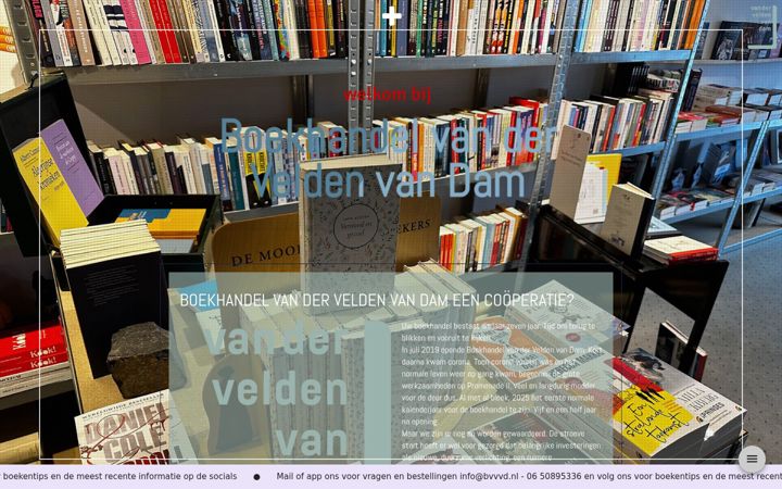 Screenshot of bvvvd.nl