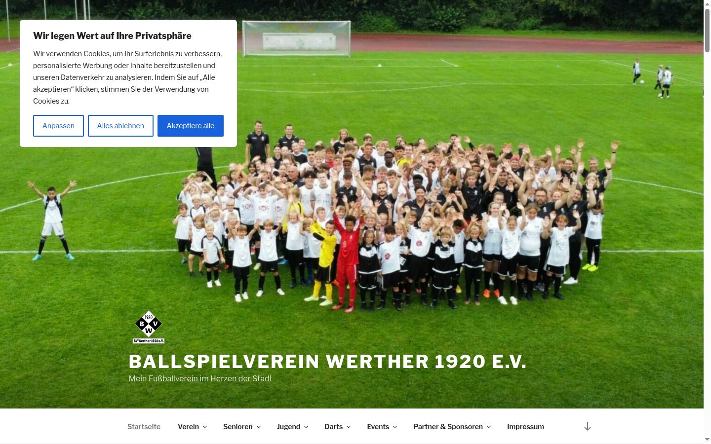 Screenshot tal-banner tal-kunsens muri qabel kwalunkwe interazzjoni
