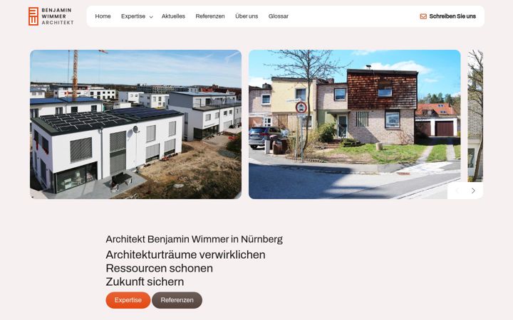 Screenshot of bw-architekt.de