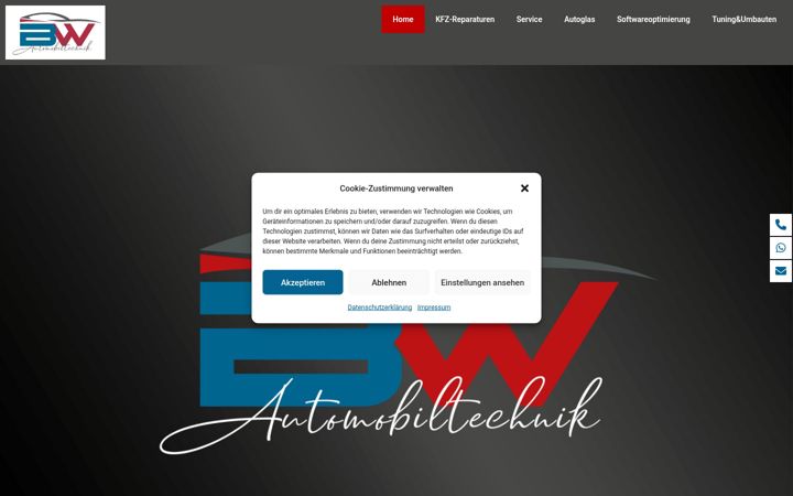 Screenshot of bw-automobiltechnik.de