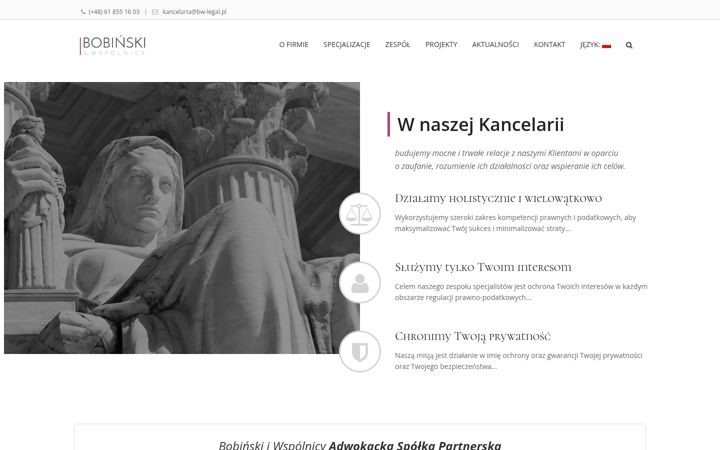 Screenshot of bw-legal.pl