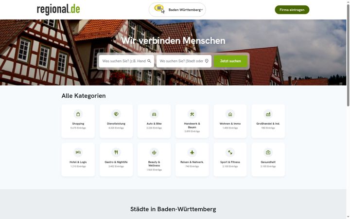 Screenshot of bw-regional.de