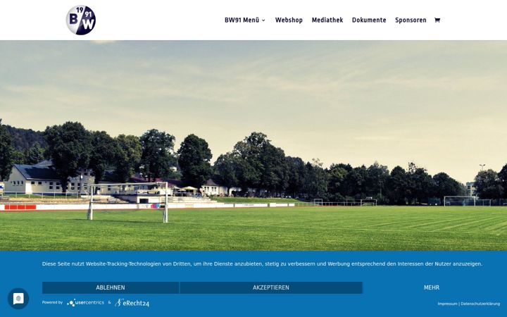 Screenshot of bw91.de