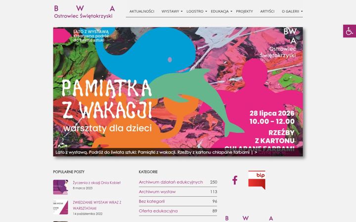 Screenshot of bwa.ostrowiec.pl