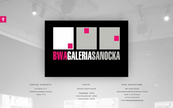 Screenshot of bwa.sanok.pl