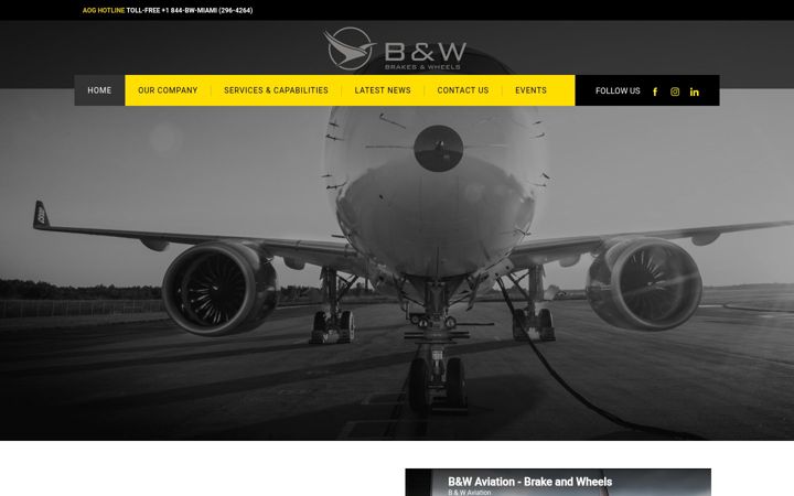 Screenshot von bwaviation.net