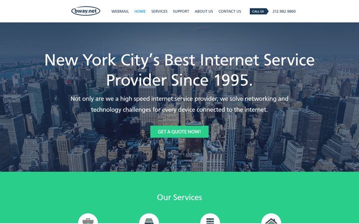 Screenshot of bway.net