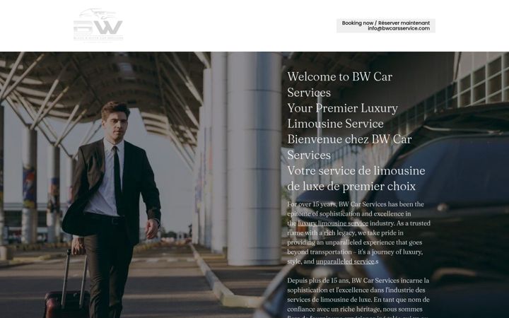 Screenshot of bwcarsservice.com