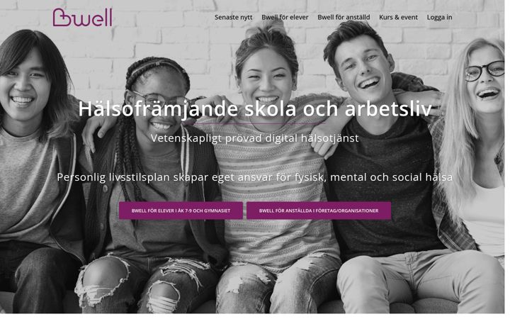 Screenshot of bwellacademy.com