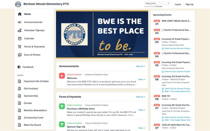 Screenshot of bwepto.org