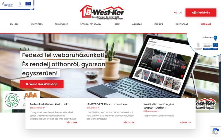 Screenshot of bwestker.hu