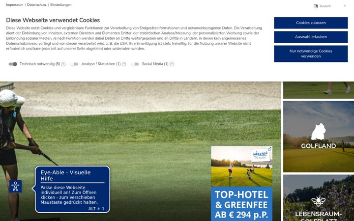 Screenshot of bwgv.de