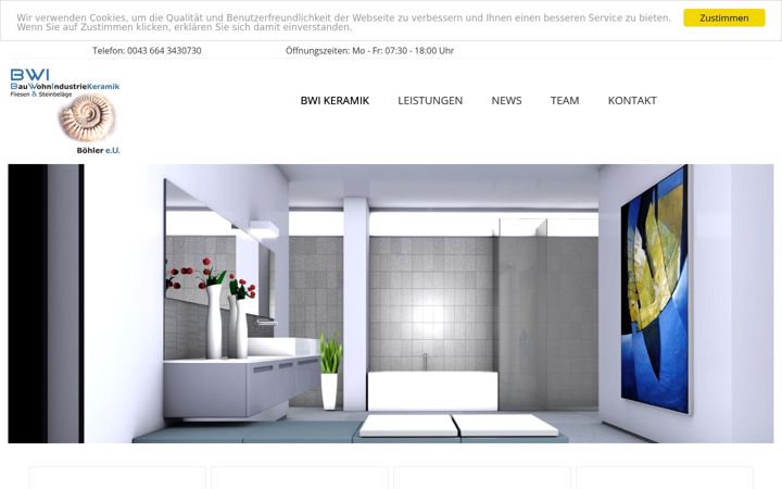 Screenshot of bwi-keramik.at