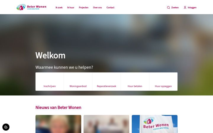 Captură de ecran a bwij.nl