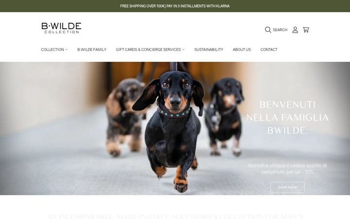 Screenshot of bwildecollection.com