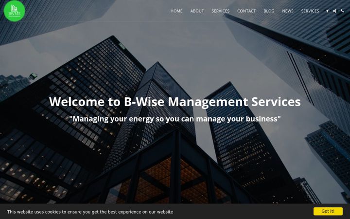 Screenshot of bwisemanagementservices.co.uk