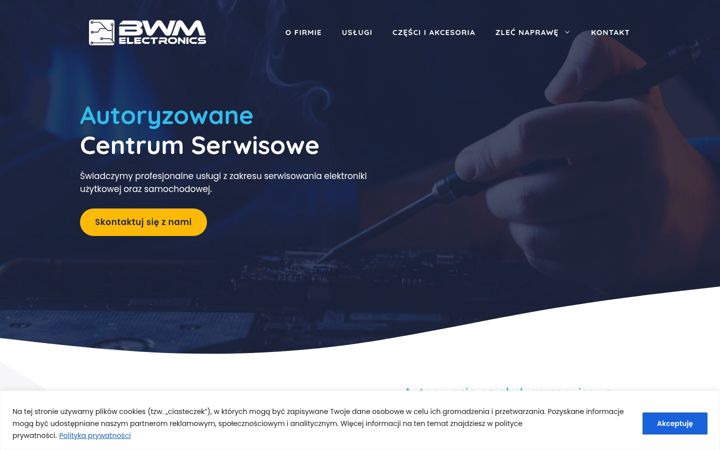 Screenshot of bwm-electronics.pl