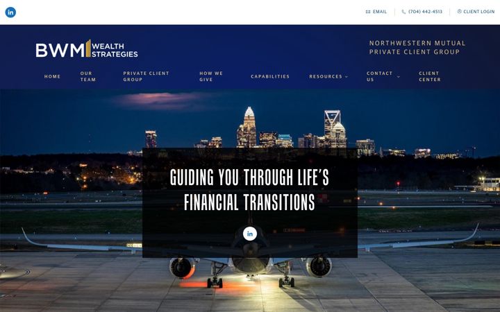 Screenshot of bwmwealth.nm.com