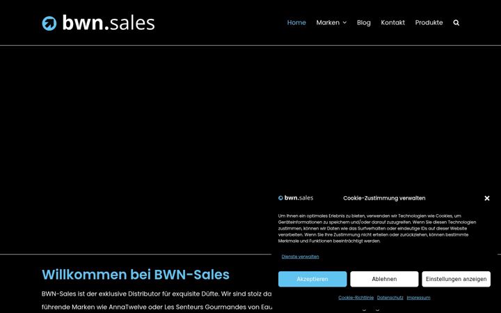 Capture d'écran de bwn-sales.de