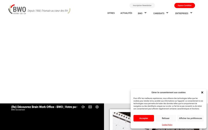 Ekrano kopija bwo-recrutement.fr
