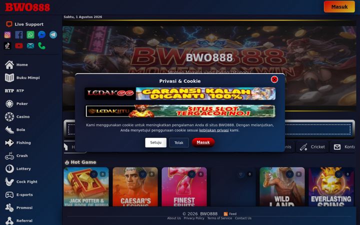 Screenshot of bwo888apk.org