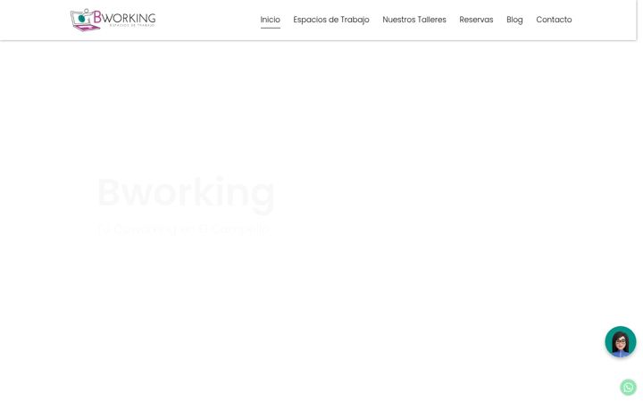 Екранна снимка на bworking.es