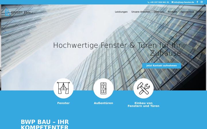 Screenshot of bwp-fenster.de