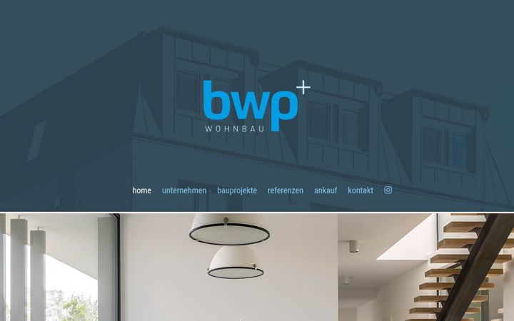 Screenshot of bwp-wohnbau.de