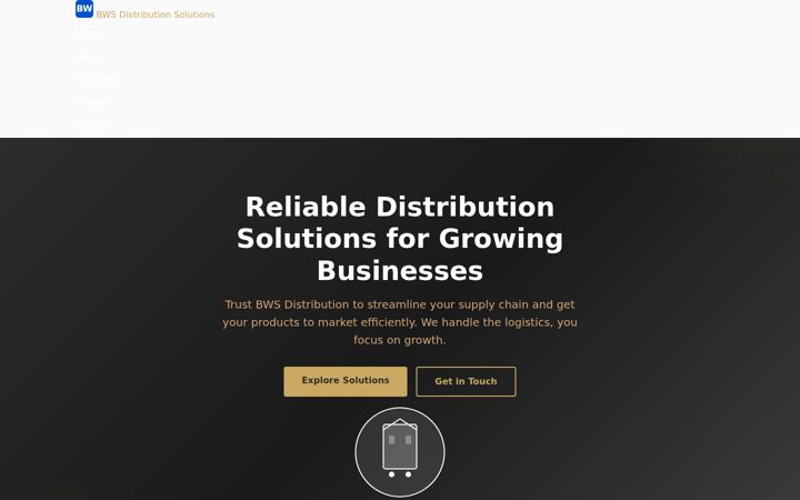 Screenshot of bws-distribution.com