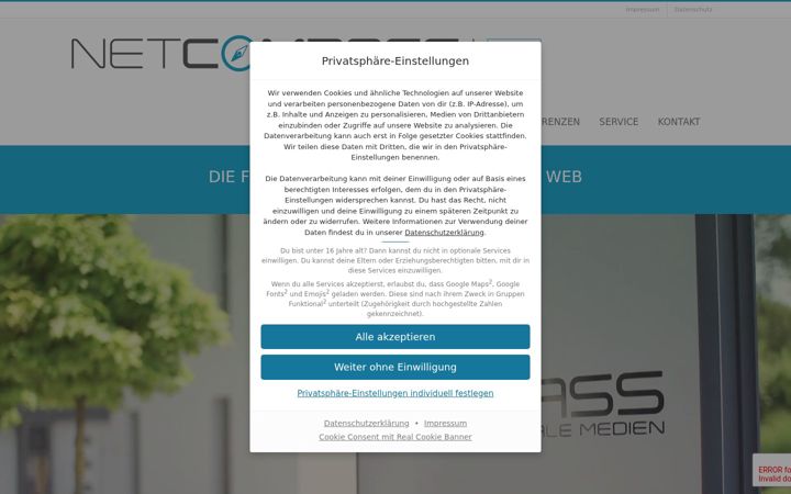 Screenshot of bws-saar.de