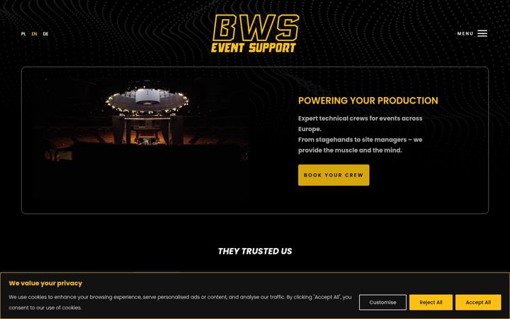 Screenshot of bws.net.pl