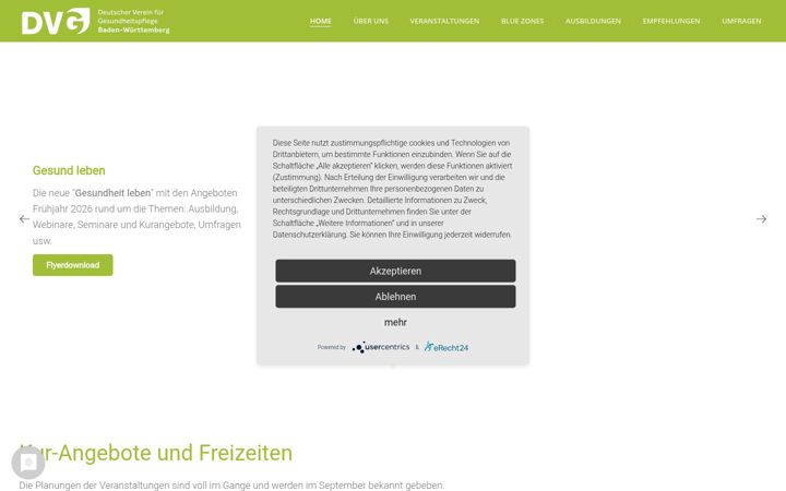 Screenshot of bwv-gesundheit.de