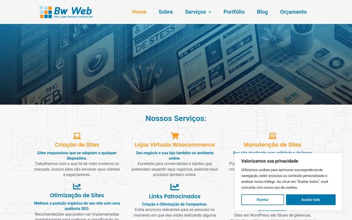 Screenshot von bwweb.com.br