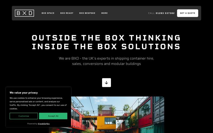 Screenshot of bxd.co.uk