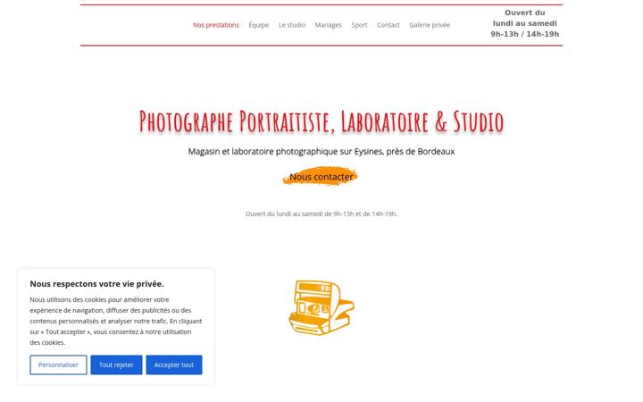 Skærmbillede af bxphotoservice.com