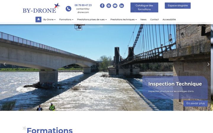 Screenshot of by-drone.com