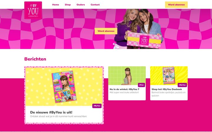 Screenshot of by-you-magazine.be